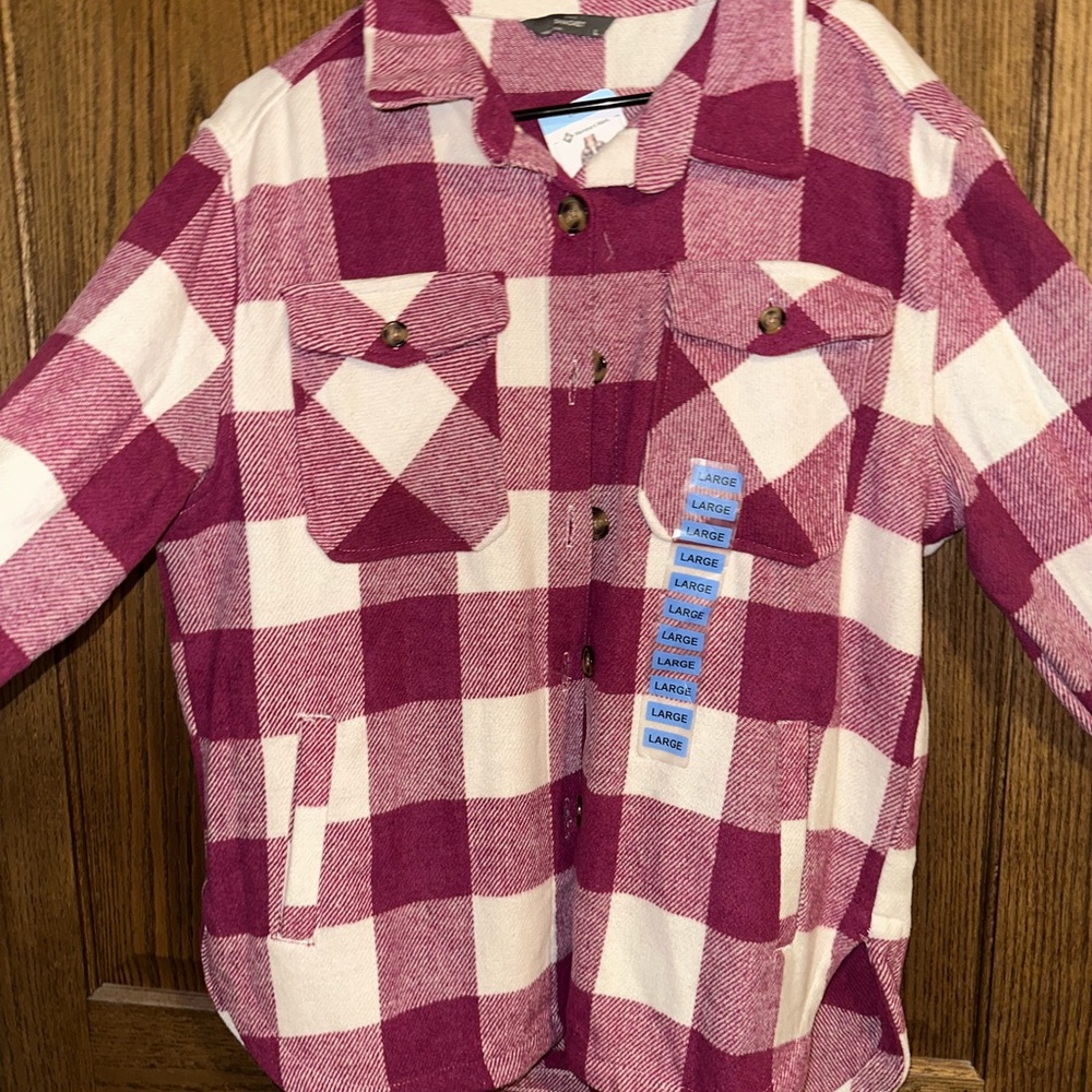 Pink and White Flannel